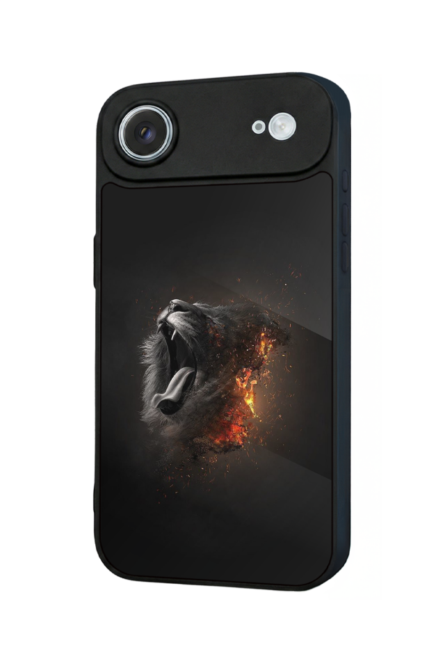 iPhone 17 Air Uyumlu Aslan Tasarımlı Glossy Premium Kılıf