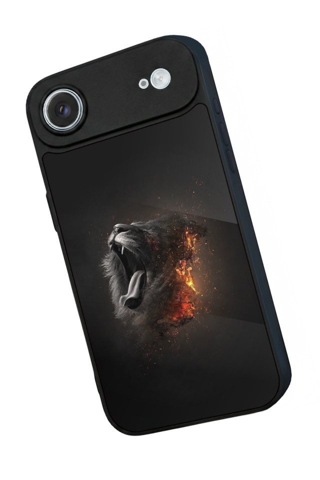 iPhone 17 Air Uyumlu Aslan Tasarımlı Glossy Premium Kılıf
