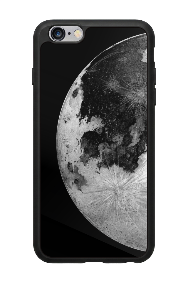 iPhone 6 Plus Uyumlu Ay Tasarımlı Glossy Premium Kılıf