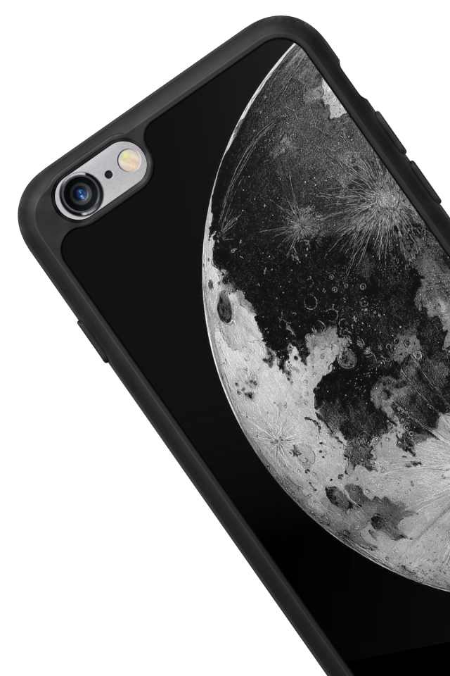 iPhone 6 Plus Uyumlu Ay Tasarımlı Glossy Premium Kılıf