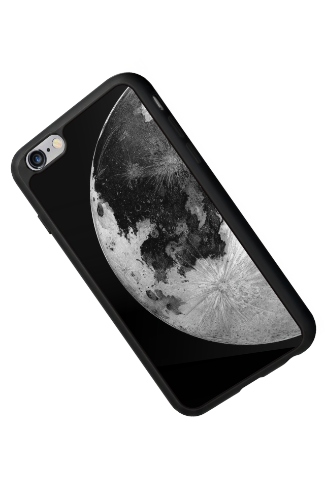iPhone 6 Plus Uyumlu Ay Tasarımlı Glossy Premium Kılıf