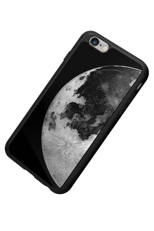 iPhone 6 Plus Uyumlu Ay Tasarımlı Glossy Premium Kılıf