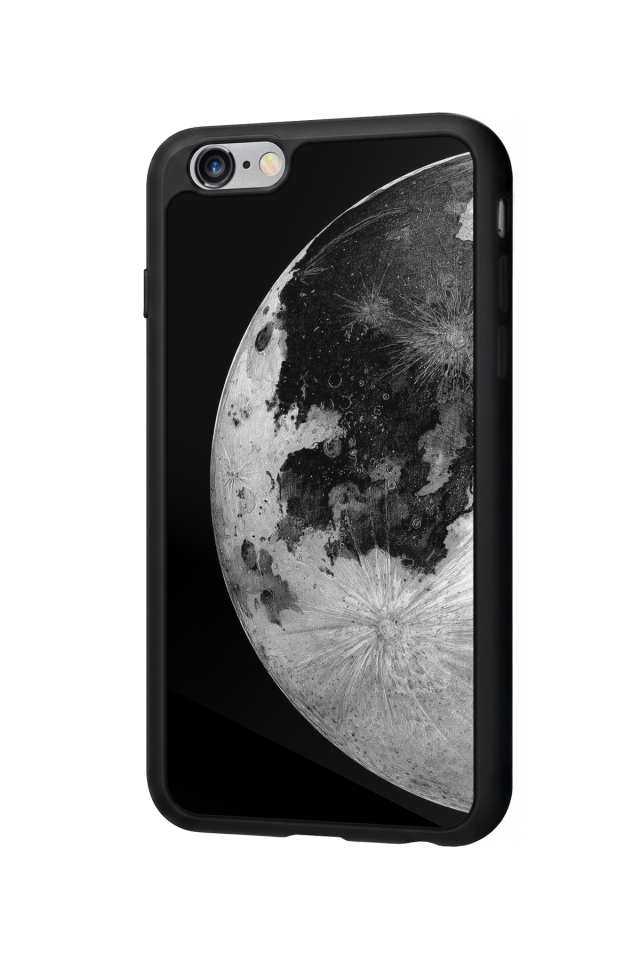 iPhone 6 Plus Uyumlu Ay Tasarımlı Glossy Premium Kılıf