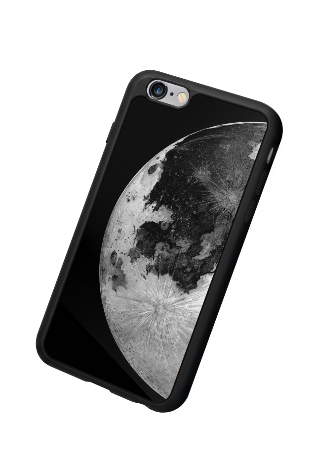 iPhone 6 Plus Uyumlu Ay Tasarımlı Glossy Premium Kılıf