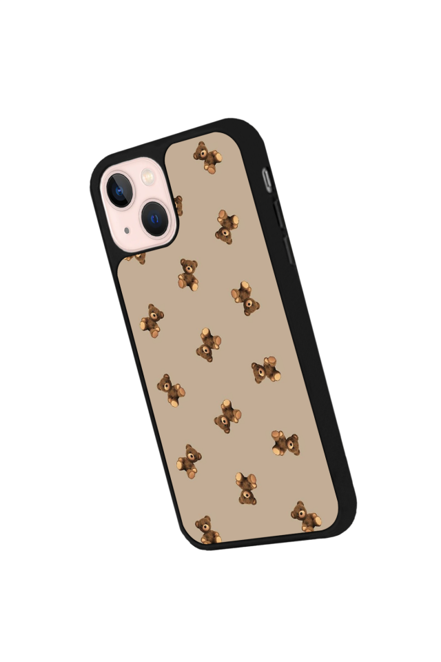 iPhone 13 Mini Uyumlu Ayı Tasarımlı Glossy Premium Kılıf