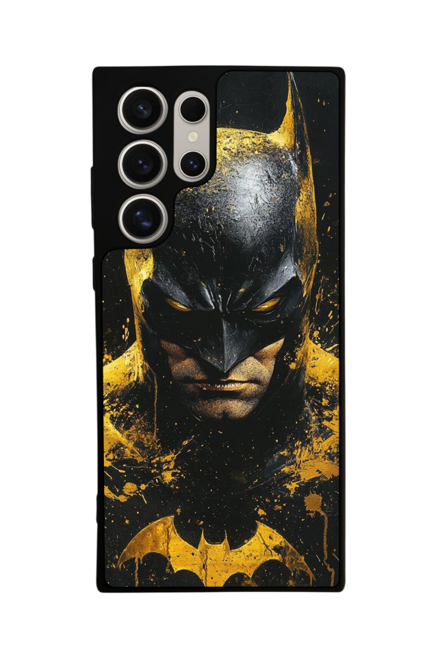 Samsung Galaxy S22 Ultra Uyumlu Batman Tasarımlı Glossy Premium Kılıf