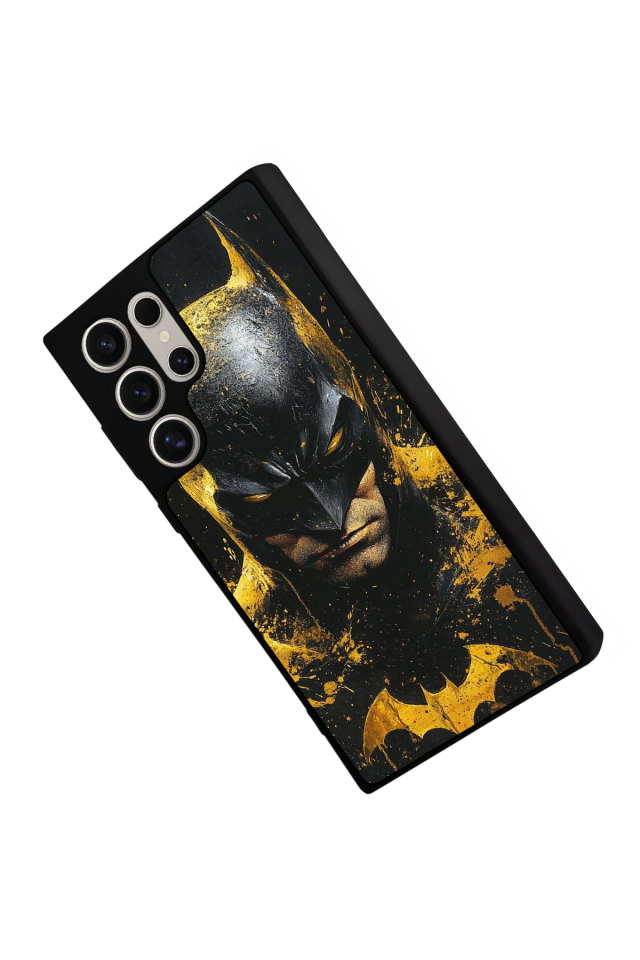 Samsung Galaxy S22 Ultra Uyumlu Batman Tasarımlı Glossy Premium Kılıf