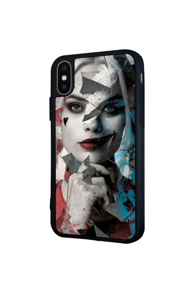 iPhone X/ XS Uyumlu HarleyQueen Tasarımlı Glossy Premium Kılıf