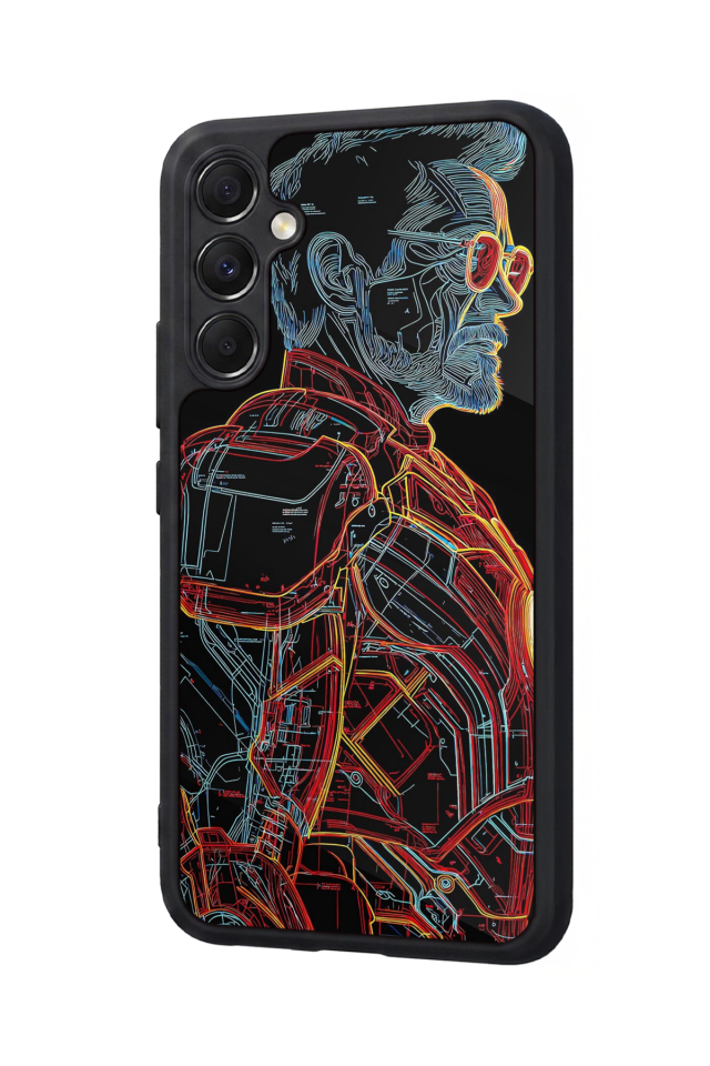 Samsung Galaxy A34 Uyumlu Iron Man ( Demir Adam ) Tasarımlı Glossy Premium Kılıf