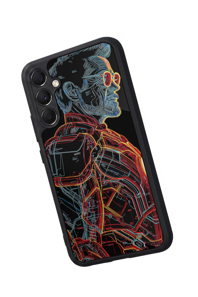 Samsung Galaxy A34 Uyumlu Iron Man ( Demir Adam ) Tasarımlı Glossy Premium Kılıf