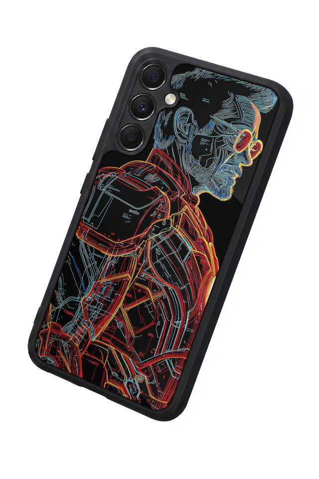 Samsung Galaxy A34 Uyumlu Iron Man ( Demir Adam ) Tasarımlı Glossy Premium Kılıf