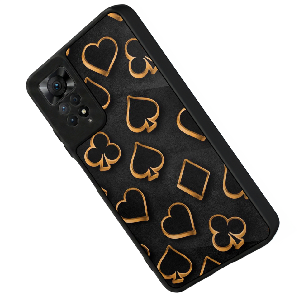 Xiaomi Redmi Note 12 Pro Uyumlu Kart Tasarımlı Glossy Premium Kılıf