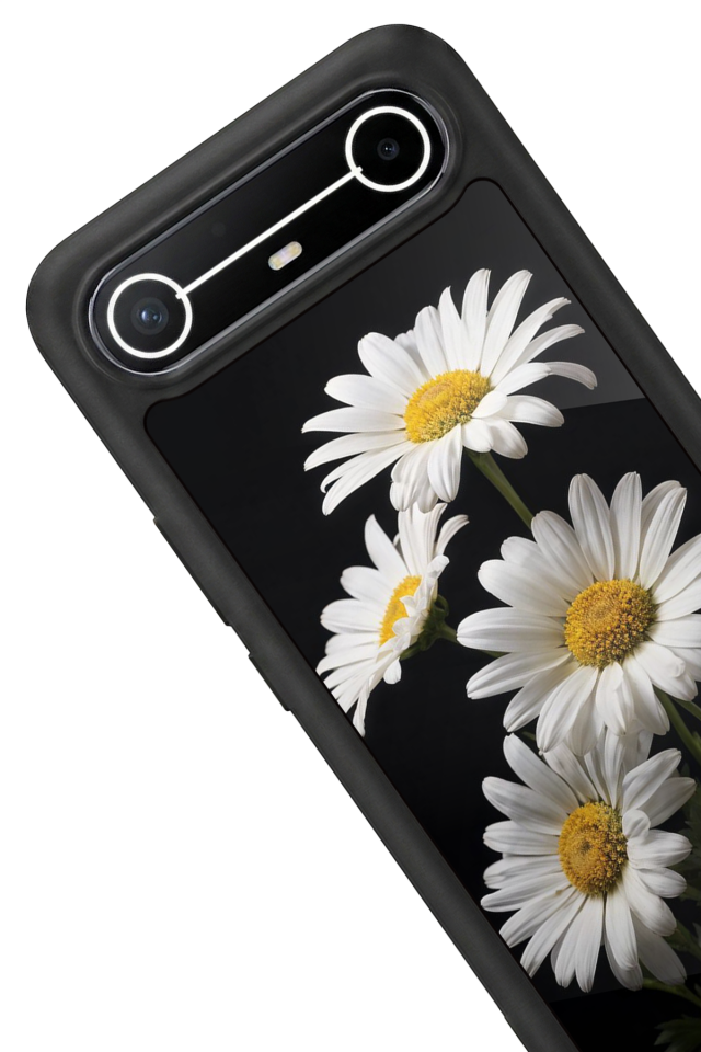 Tecno Spark Slim 5G Uyumlu Papatya Tasarımlı Glossy Premium Kılıf