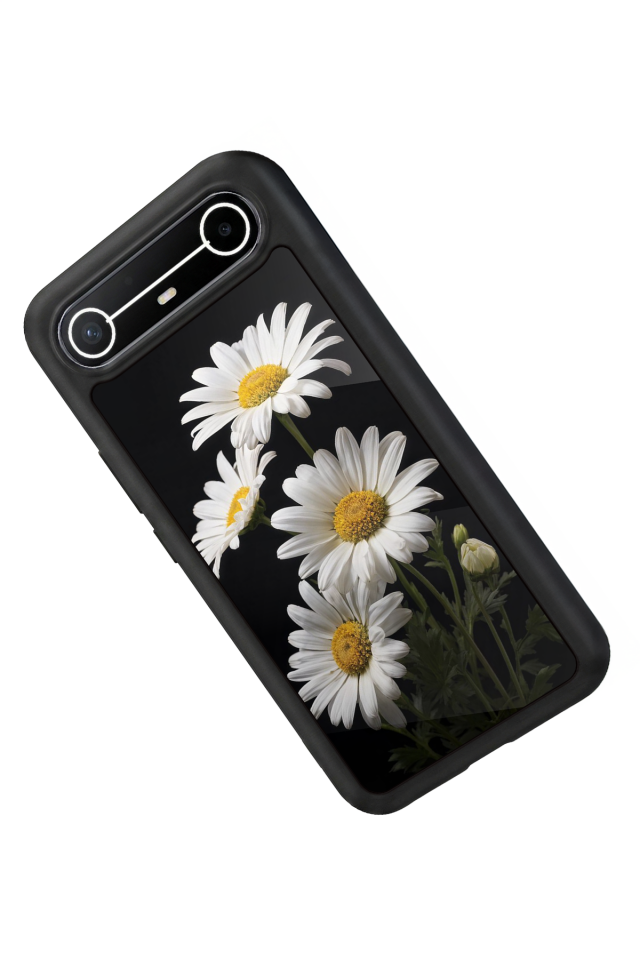 Tecno Spark Slim 5G Uyumlu Papatya Tasarımlı Glossy Premium Kılıf