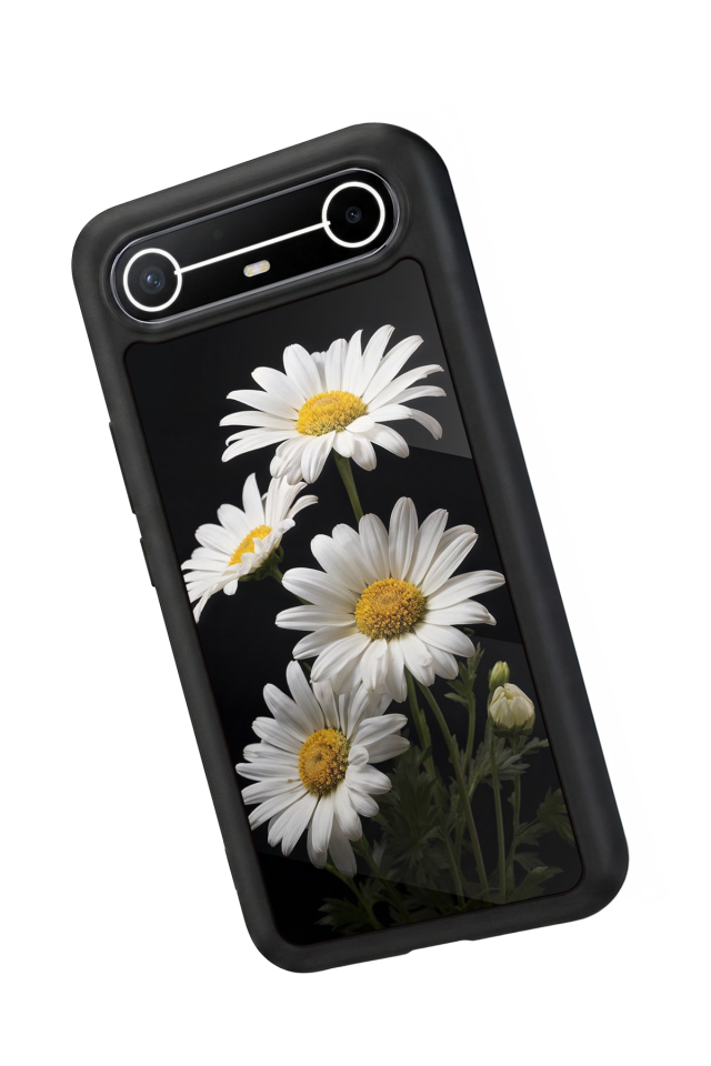 Tecno Spark Slim 5G Uyumlu Papatya Tasarımlı Glossy Premium Kılıf