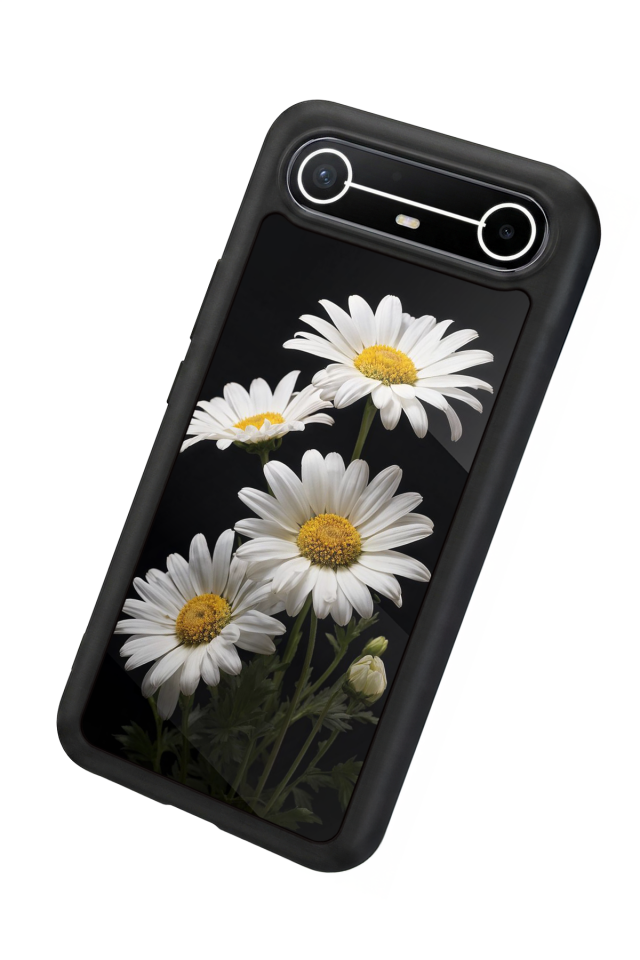 Tecno Spark Slim 5G Uyumlu Papatya Tasarımlı Glossy Premium Kılıf