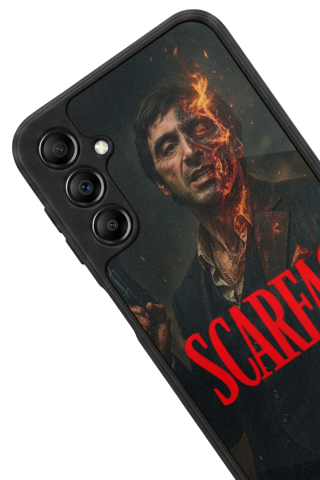 Samsung Galaxy A14 Uyumlu Scarface Tasarımlı Glossy Premium Kılıf