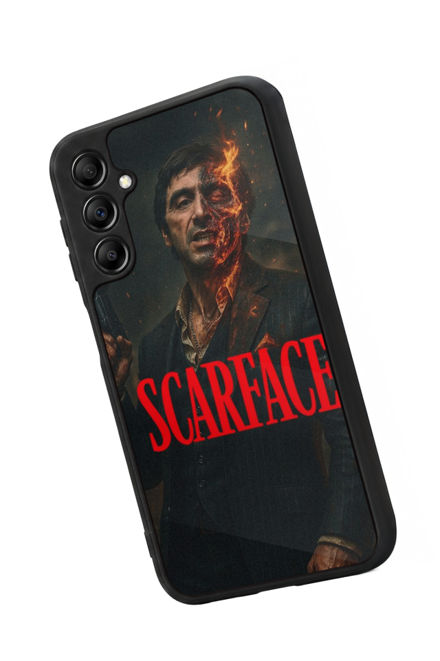 Samsung Galaxy A14 Uyumlu Scarface Tasarımlı Glossy Premium Kılıf