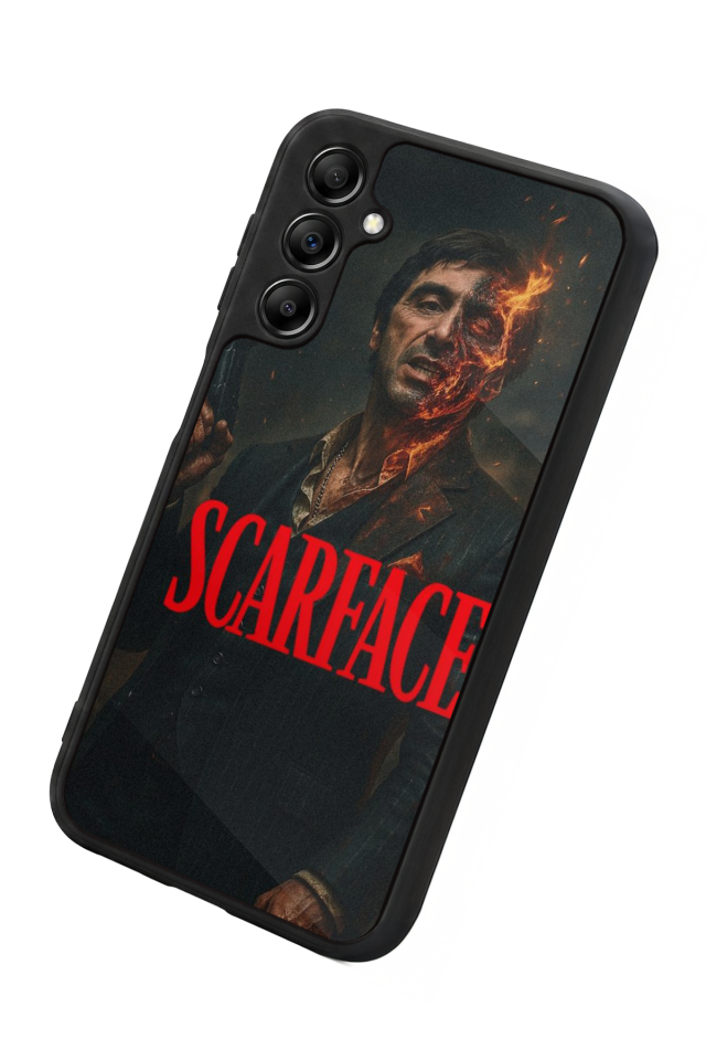 Samsung Galaxy A14 Uyumlu Scarface Tasarımlı Glossy Premium Kılıf