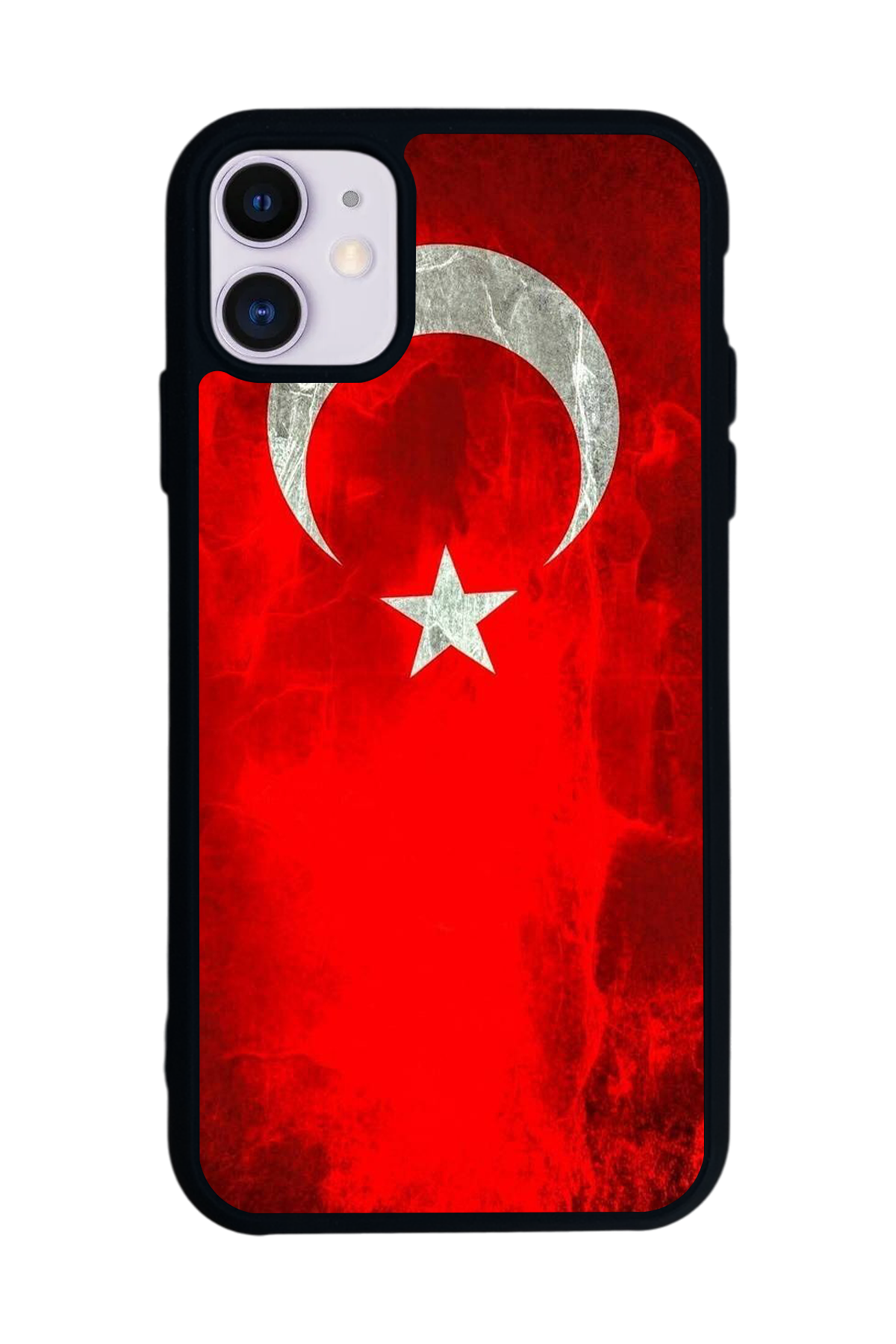 iPhone 11 Uyumlu Türk Bayragi Tasarımlı Glossy Premium Kılıf