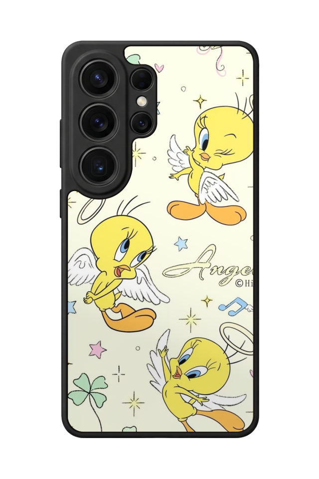 Samsung Galaxy S26 Ultra Uyumlu Tweety Tasarımlı Glossy Premium Kılıf