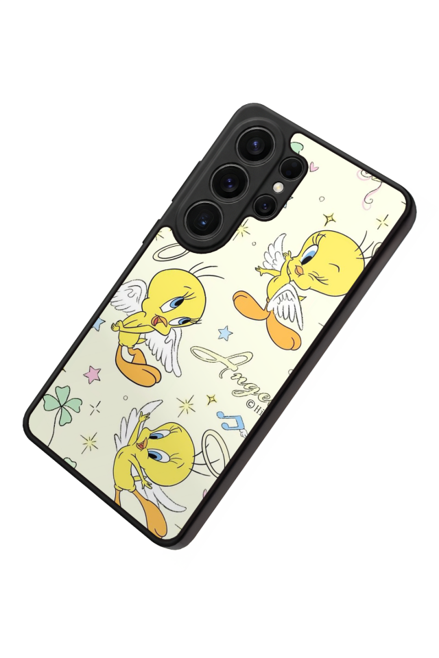 Samsung Galaxy S26 Ultra Uyumlu Tweety Tasarımlı Glossy Premium Kılıf