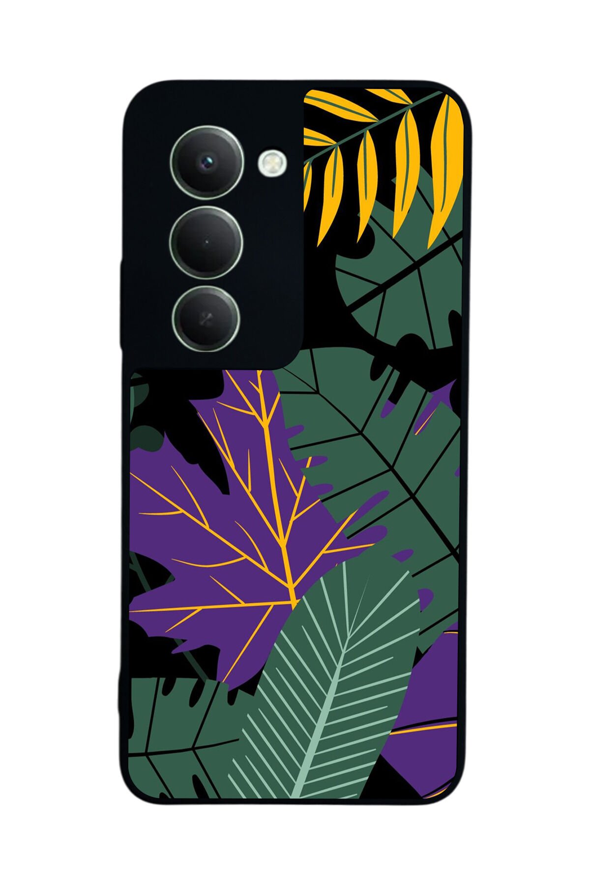 Xiaomi Redmi 15 5G Uyumlu Botanik Tasarımlı Glossy Premium Kılıf