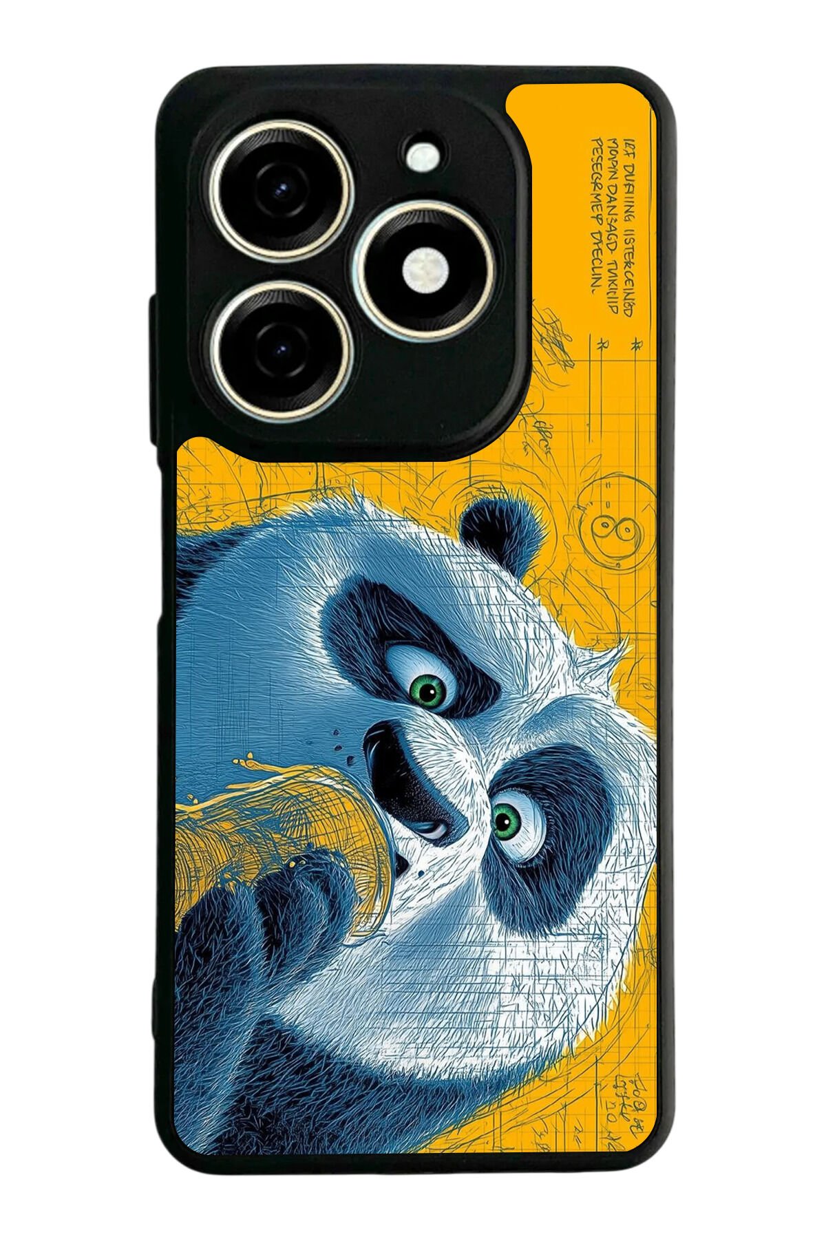 Tecno Spark 20/20C Uyumlu Kung Fu Panda Tasarımlı Glossy Premium Kılıf