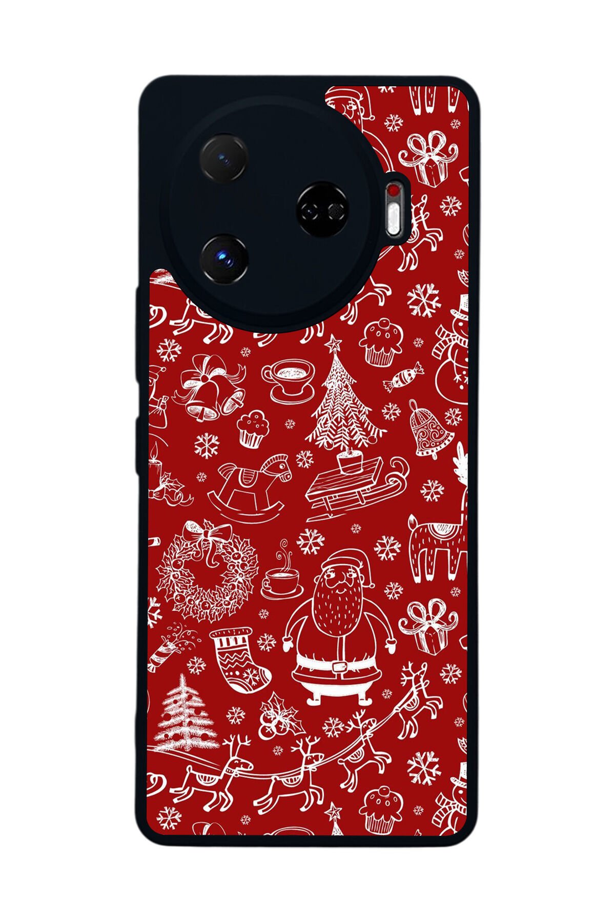 Tecno Camon 30 Pro Uyumlu Yilbasi Christmas Tasarımlı Glossy Premium Kılıf