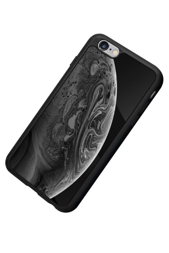 iPhone 6 Plus Uyumlu Ay Tasarımlı Glossy Premium Kılıf