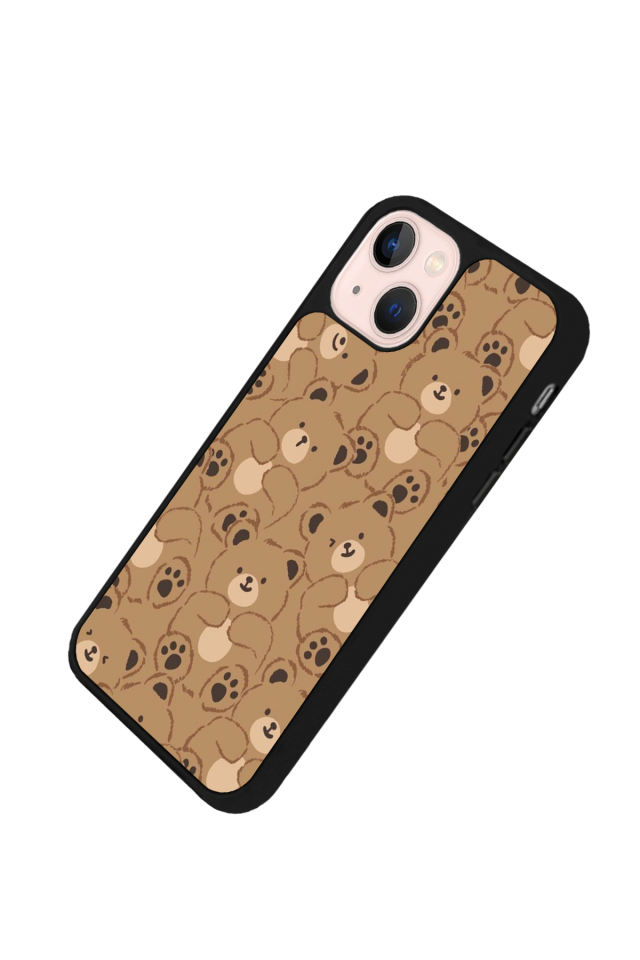 iPhone 13 Mini Uyumlu Ayı Tasarımlı Glossy Premium Kılıf