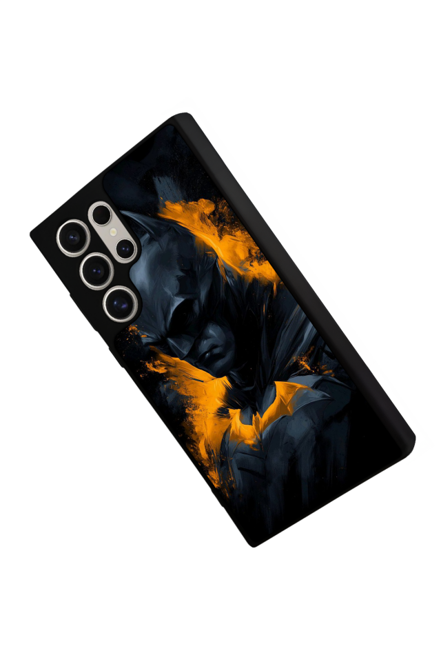 Samsung Galaxy S22 Ultra Uyumlu Batman Tasarımlı Glossy Premium Kılıf