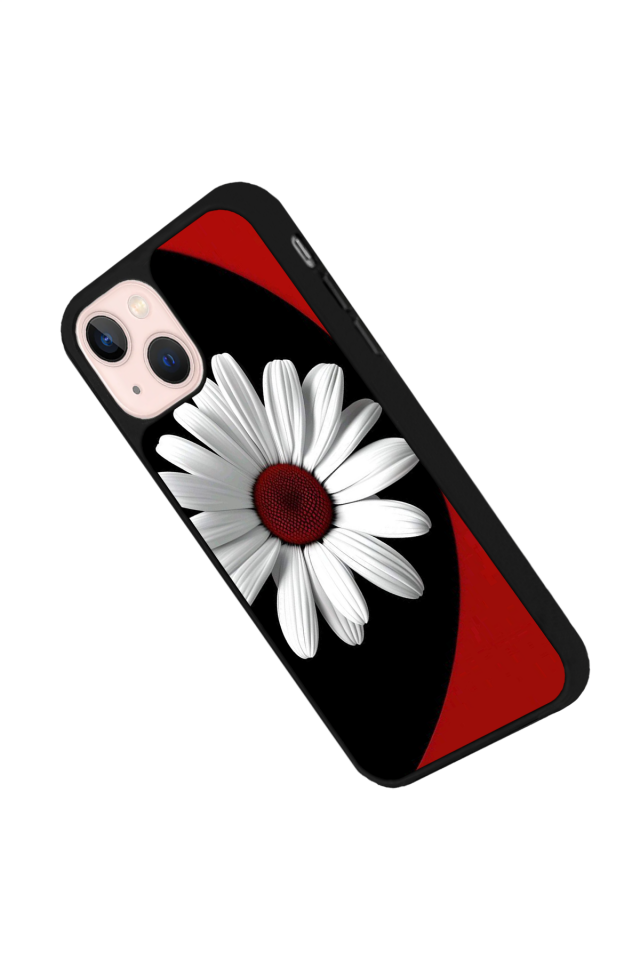 iPhone 15 Uyumlu Cicek Tasarımlı Glossy Premium Kılıf
