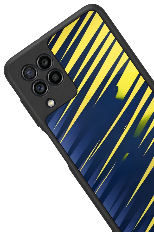 Samsung Galaxy M22 Uyumlu Fenerbahce Tasarımlı Glossy Premium Kılıf