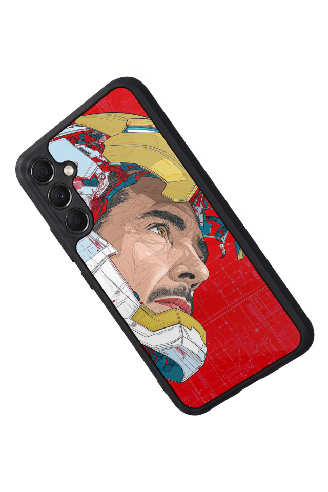 Samsung Galaxy A34 Uyumlu Iron Man ( Demir Adam ) Tasarımlı Glossy Premium Kılıf