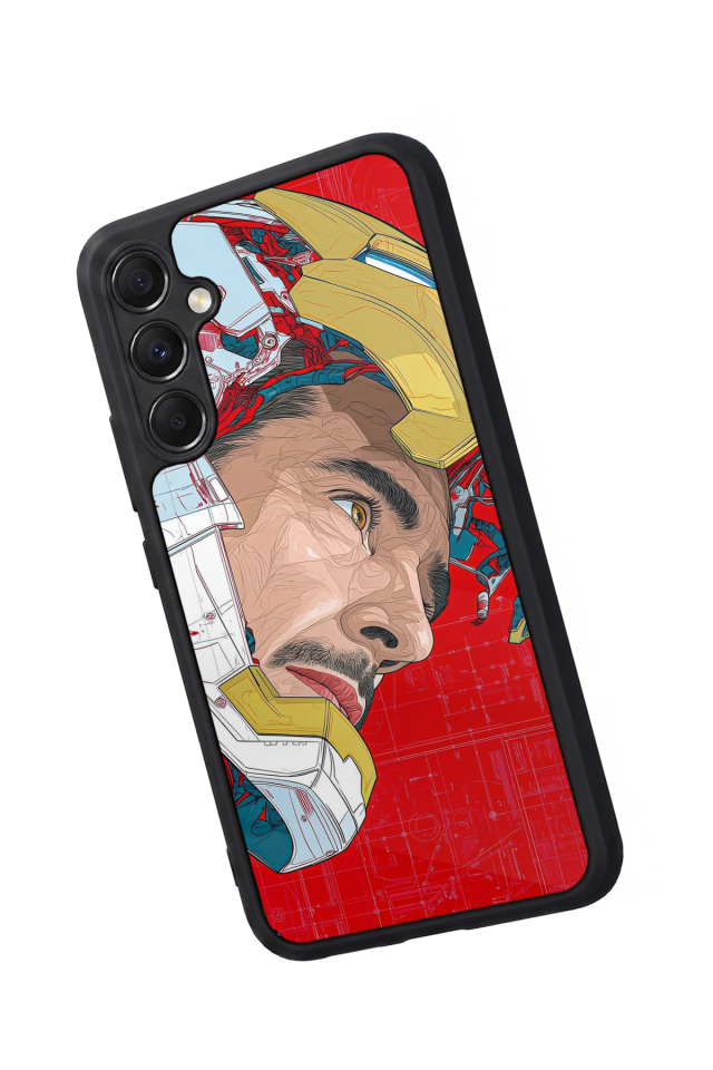 Samsung Galaxy A34 Uyumlu Iron Man ( Demir Adam ) Tasarımlı Glossy Premium Kılıf