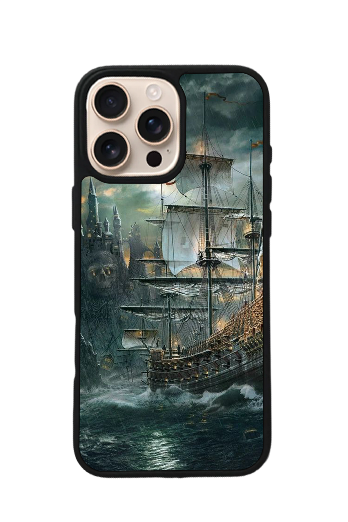 iPhone 14 Pro Uyumlu Korsan Tasarımlı Glossy Premium Kılıf