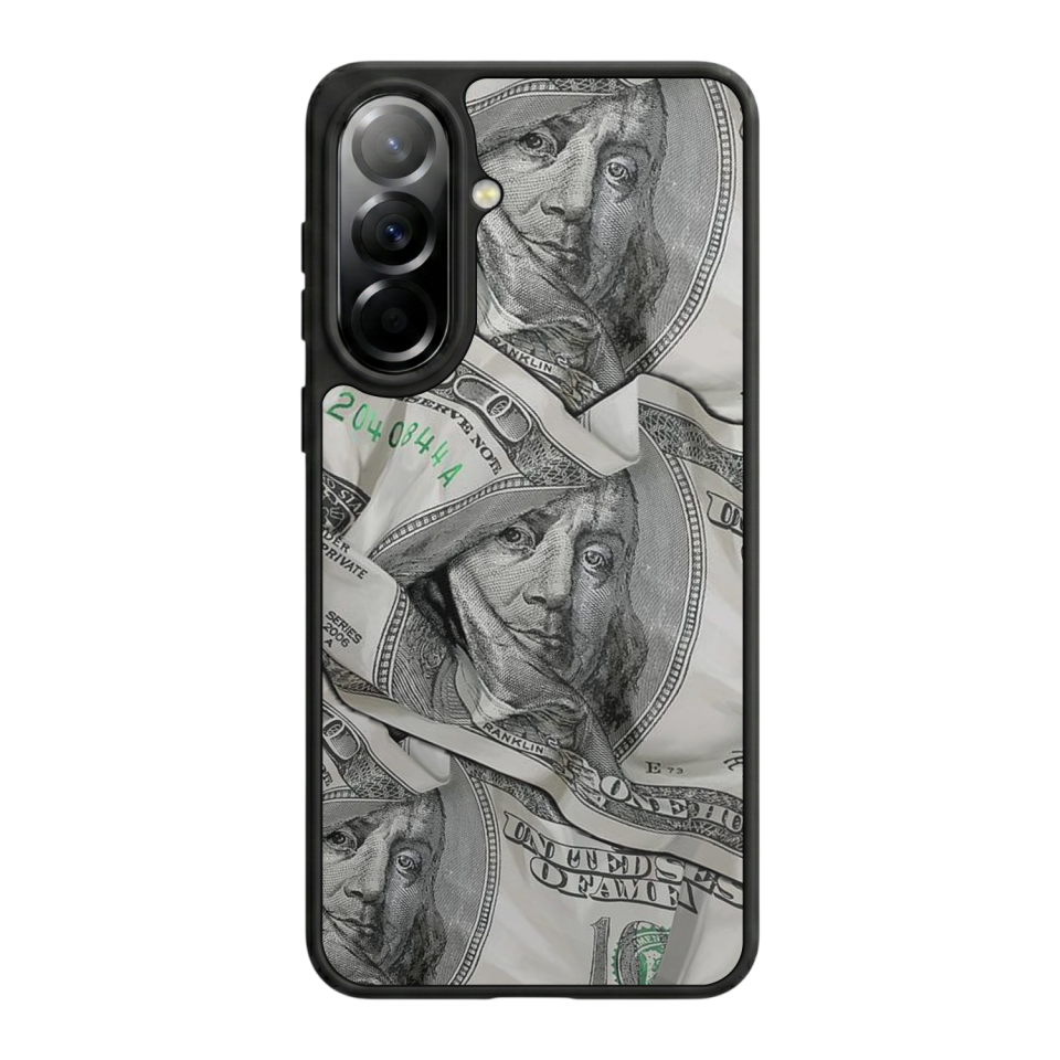 Samsung Galaxy A37 Uyumlu Money Para Tasarımlı Glossy Premium Kılıf