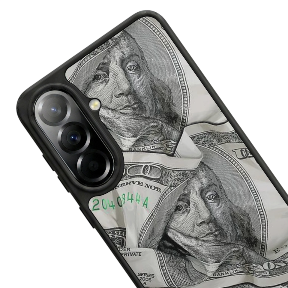 Samsung Galaxy A37 Uyumlu Money Para Tasarımlı Glossy Premium Kılıf