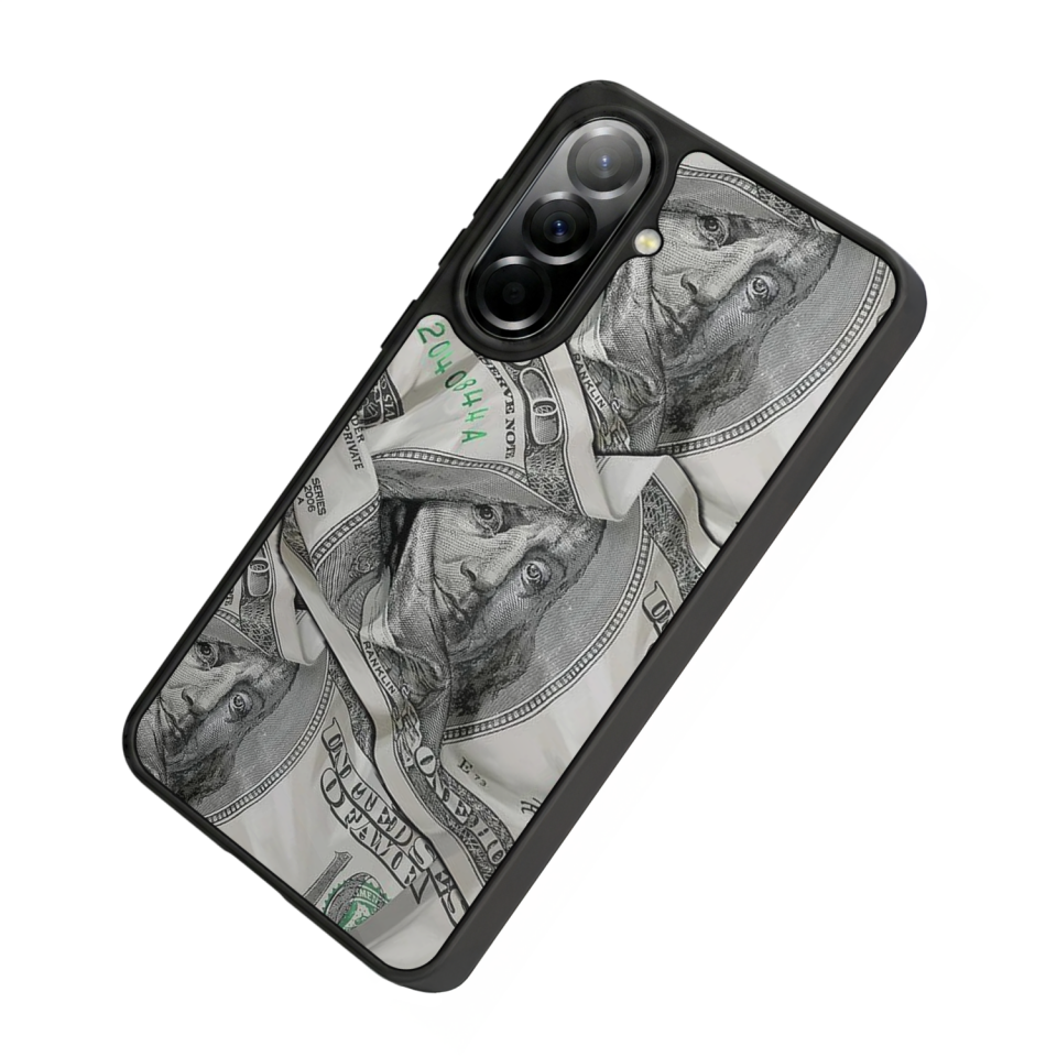 Samsung Galaxy A37 Uyumlu Money Para Tasarımlı Glossy Premium Kılıf