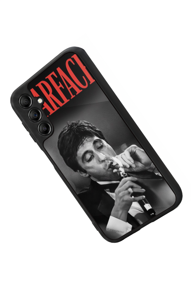 Samsung Galaxy A14 Uyumlu Scarface Tasarımlı Glossy Premium Kılıf