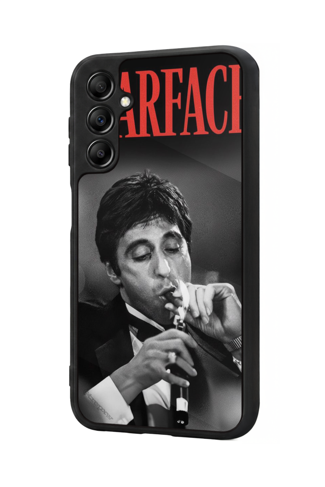 Samsung Galaxy A14 Uyumlu Scarface Tasarımlı Glossy Premium Kılıf