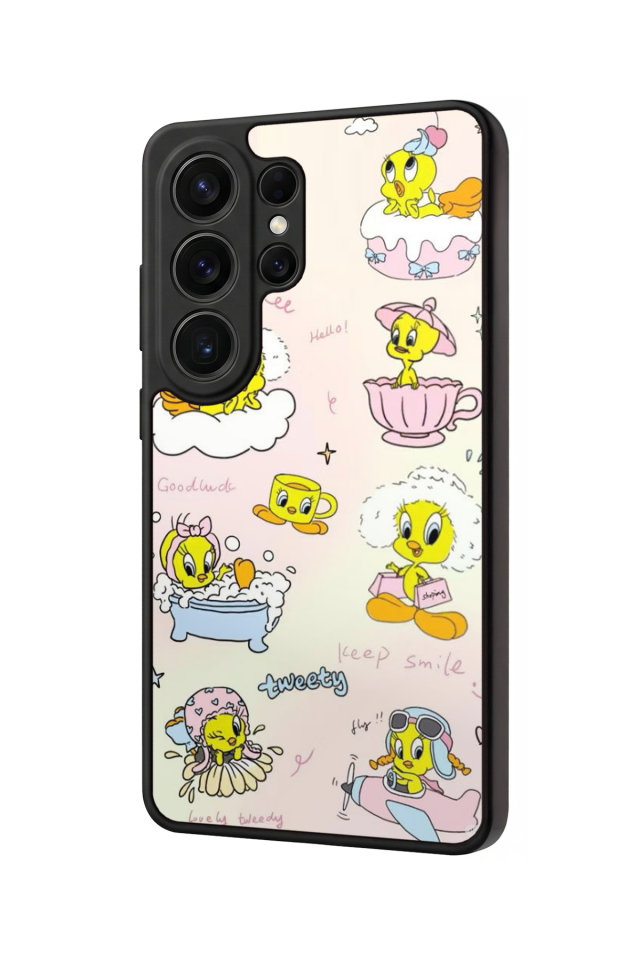 Samsung Galaxy S26 Ultra Uyumlu Tweety Tasarımlı Glossy Premium Kılıf