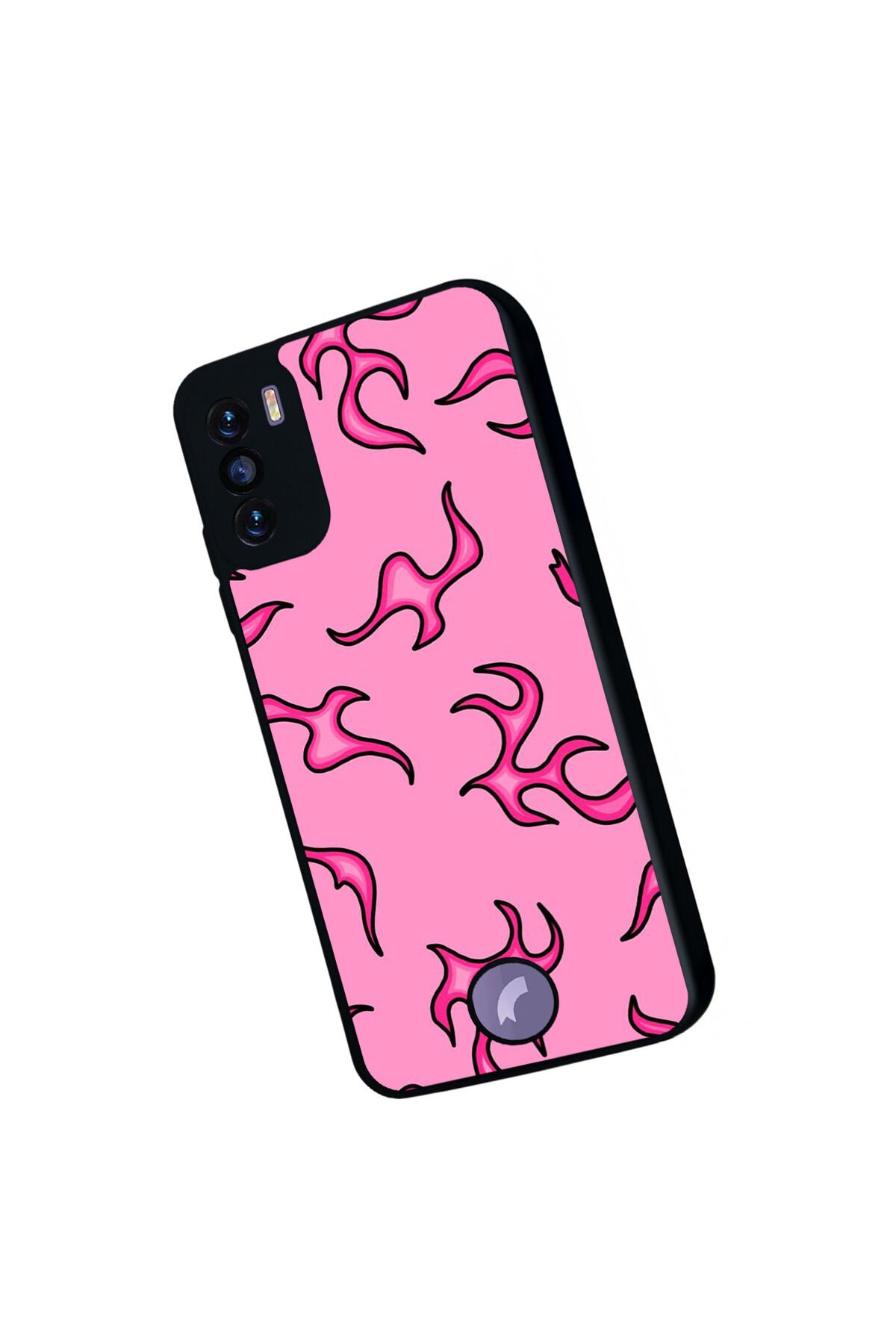 Reeder S19 Max Pro S Uyumlu Retro Flame Patterns Tasarımlı Glossy Premium Kılıf