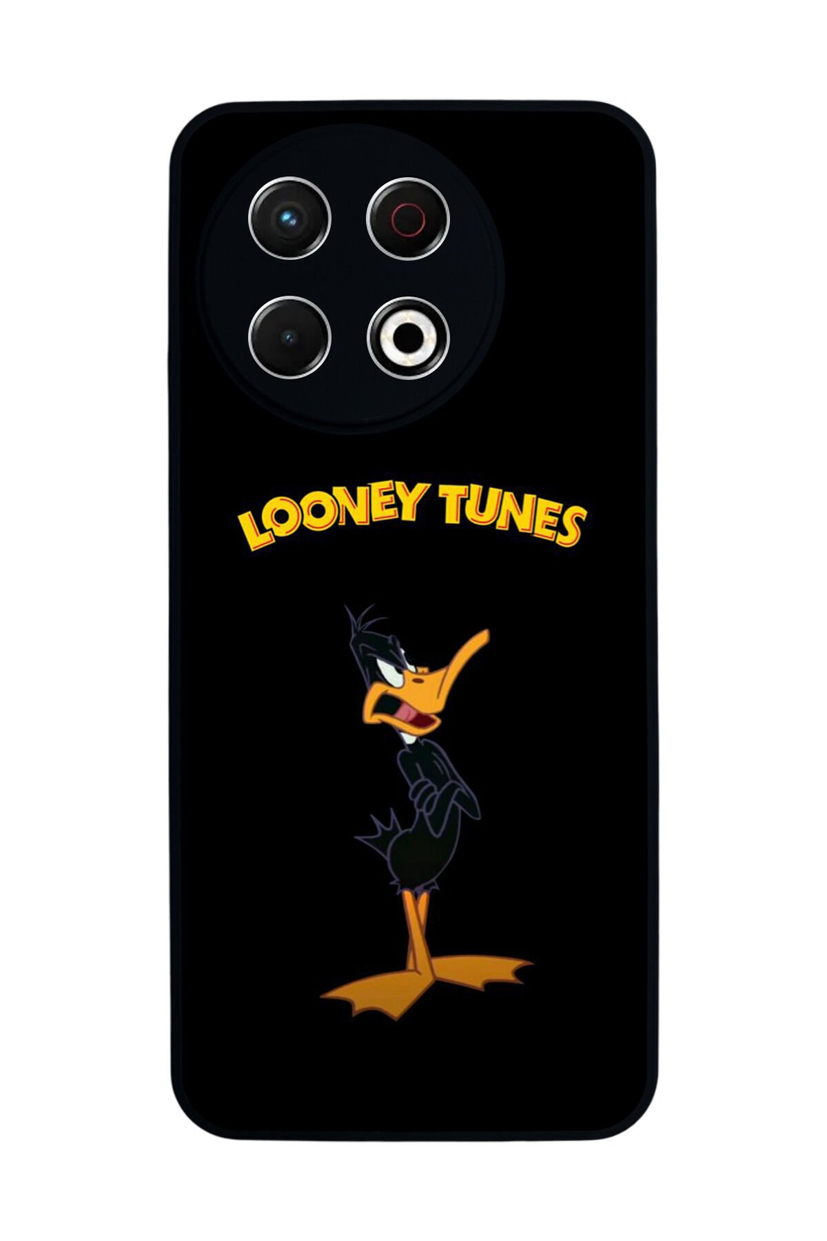Tecno Spark 30 Pro Uyumlu Daffy duck Tasarımlı Glossy Premium Kılıf