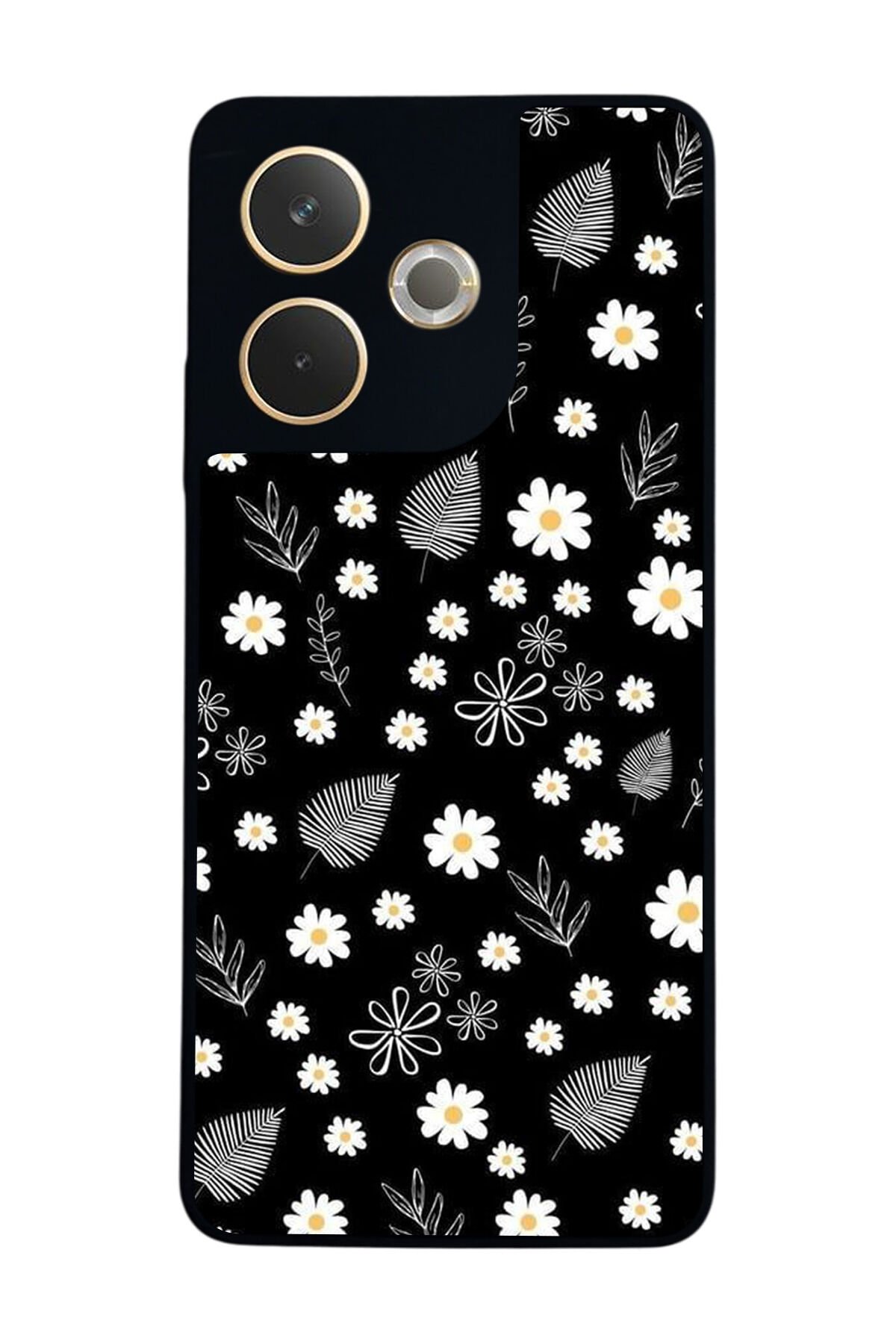 Oppo A5 Pro Uyumlu Floral Tasarımlı Glossy Premium Kılıf
