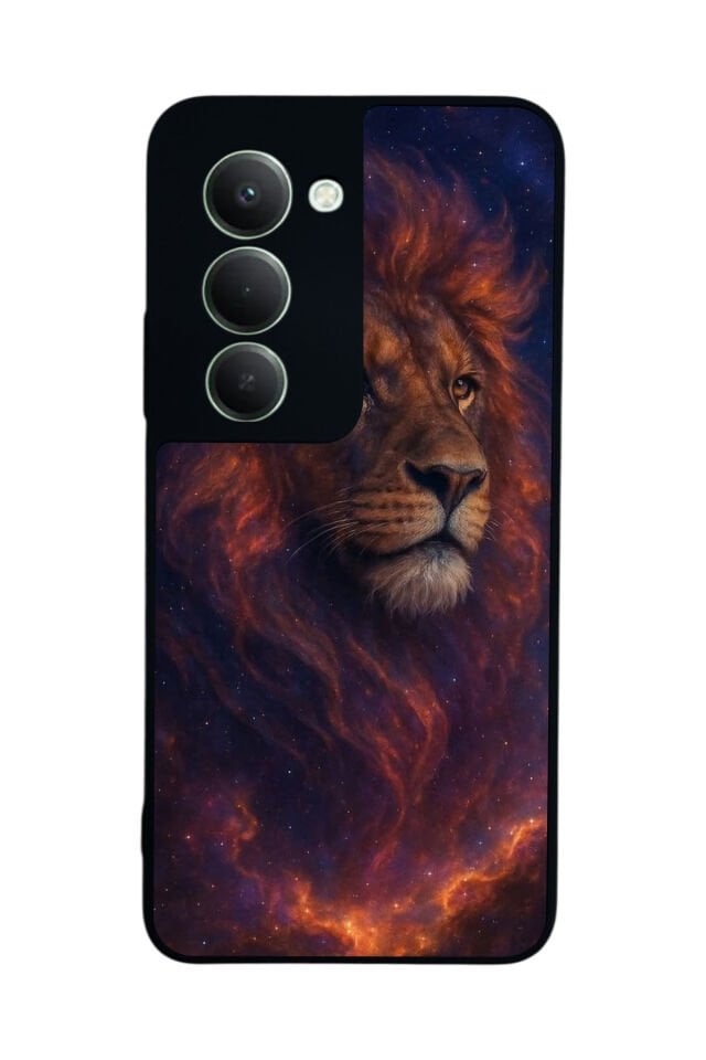 Xiaomi Redmi 15 5G Uyumlu Aslan Tasarımlı Glossy Premium Kılıf