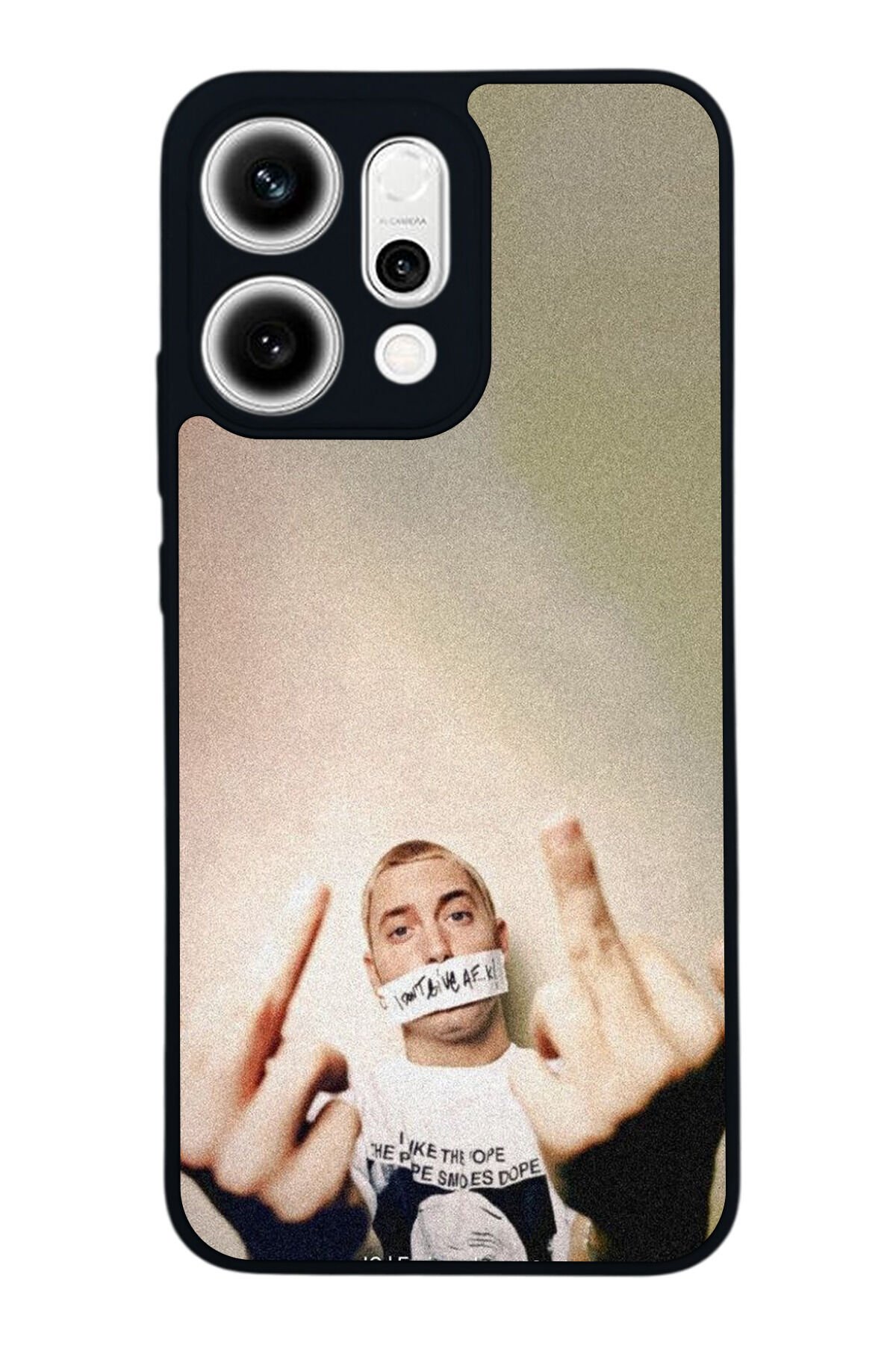 Oppo Reno 14 Uyumlu Eminem Tasarımlı Glossy Premium Kılıf