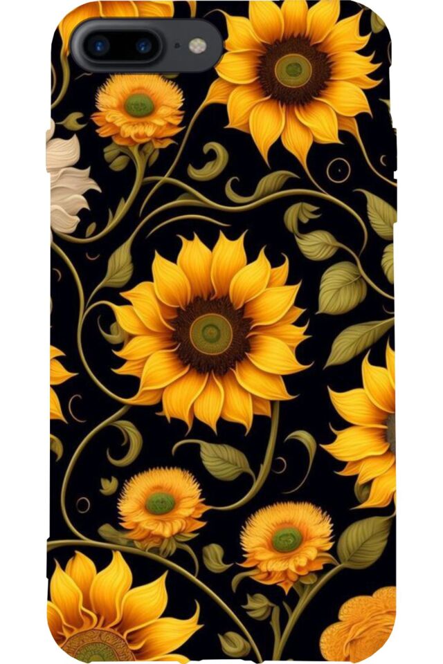 Apple iPhone 7 Plus Siyah Silikon Kılıf Çiziklere ve Darbelere Karşı Koruma