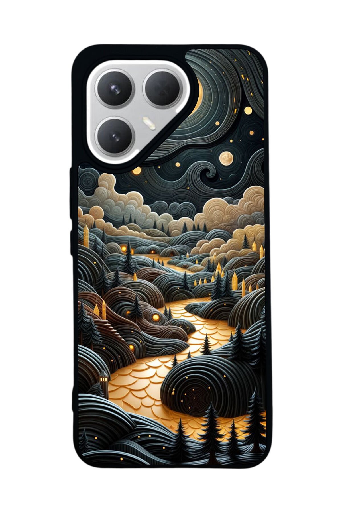 Tecno Pova 7 Pro Mat Uyumlu Siyah Kılıf – Yumuşak Silikon, Koruyucu, Şok Emici Kapak